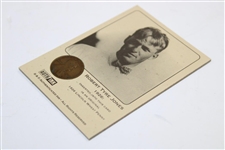 Bobby Jones Authenticated Ink 1926 Penny Card