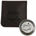 Augusta National Golf Club Masters Logo Marker Coin in Leather Case