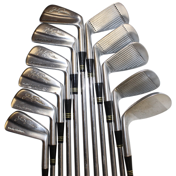 Jack Nicklaus Ltd Ed 416/1000 MacGregor Iron Set 1 Iron to Sand Wedge - Used 
