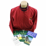 1999 Ryder Cup Lot w/Pullover, Badge, Manual, Hole 17 Marshal Band, Spec Guide & Program