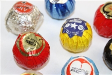 Twelve (12) Vintage Wrapped Golf Balls - Penfold, Silver King, Ben Sayers, Slazenger & Agma Limited