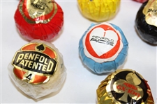 Twelve (12) Vintage Wrapped Golf Balls - Penfold, Silver King, Ben Sayers, Slazenger & Agma Limited