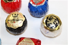 Twelve (12) Vintage Wrapped Golf Balls - Penfold, Silver King, Ben Sayers, Slazenger & Agma Limited