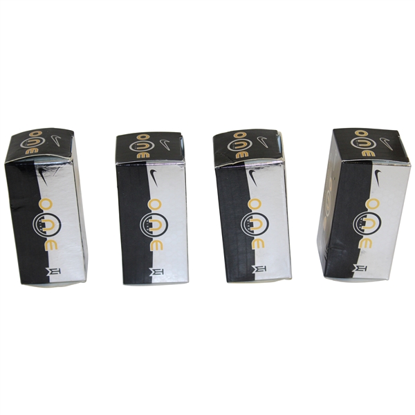 Four (4) Sleeves of Nike TW Tiger Woods OneBlack The One Golf Balls