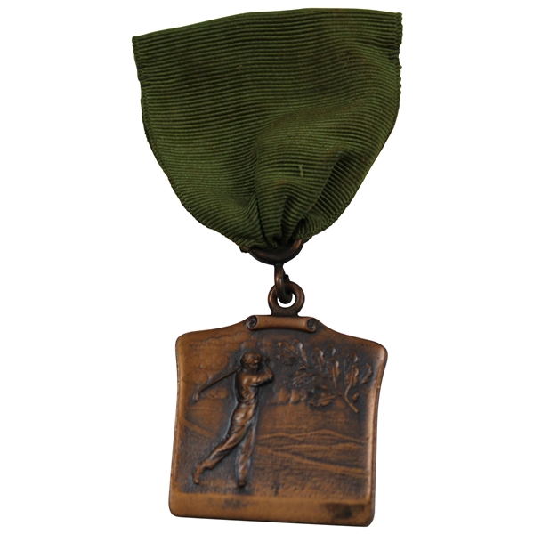1917 St Louis District Golf Assoc. Tournament Class C Runner Up Medal Won by R.M Nelson