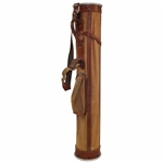 Classic Hotze Canvas & Leather Golf Bag - Hot Z