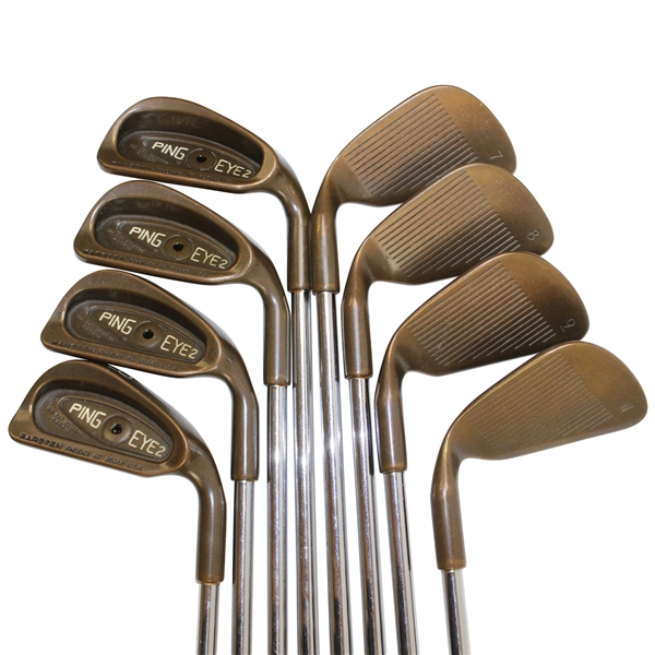 Karsten Phoenix Ping Eye2 'BeCu' Black Dot Irons - 3-PW