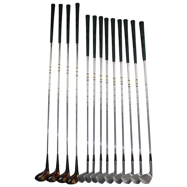 c. 1958 Ben Hogan 1-4 Woods & 2-9 Irons 2-9 + E Wedge Pro Fit Shafts R Flex