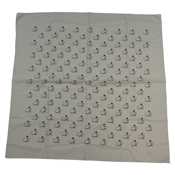 Masters Tournament Logo White Scarf