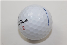 Billy Casper Signed Augusta National Golf Club Logo Titleist Golf Ball JSA ALOA