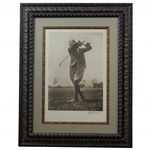 Harry Vardon Signed Large Format Circa 1905 George Beldam Photogravure JSA ALOA