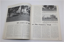 1957 US Amateur Championship at The Country Club Brookline Official Program - Hillman Robbins Jr. Winner