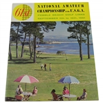 1961 US Amateur Championship at Pebble Beach Golf Links Official Program - Jack Nicklaus Winner