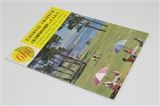 1961 US Amateur Championship at Pebble Beach Golf Links Official Program - Jack Nicklaus Winner