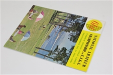 1961 US Amateur Championship at Pebble Beach Golf Links Official Program - Jack Nicklaus Winner