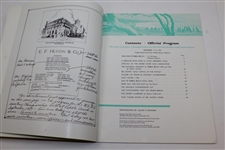 1961 US Amateur Championship at Pebble Beach Golf Links Official Program - Jack Nicklaus Winner