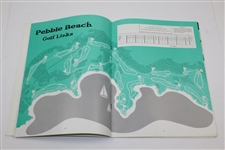 1961 US Amateur Championship at Pebble Beach Golf Links Official Program - Jack Nicklaus Winner