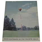 1966 US Amateur Championship at Merion Golf Club Official Program - Gary Cowan Winner
