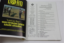 Roberto De Vicenzo Signed 1980 Inaugural U.S. Senior Open Championship Program & Photo JSA ALOA