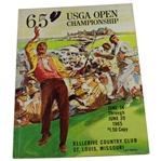 1965 US Open at Bellerive Country Club Official Program - Gary Player Winner