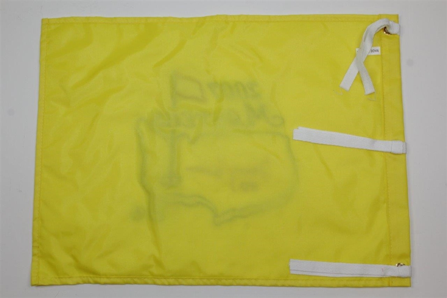 Tommy Aaron Signed 2007 Masters Embroidered Flag with '1973' JSA ALOA