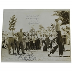 Craig Wood & Byron Nelson Signed & Inscribed Photo to Rod Munday - Rod Munday Collection JSA ALOA