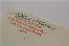 Henry Picard Signed Photo Image  with Signed Pick Seminole Cachet JSA ALOA