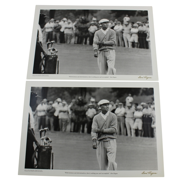 Two (2) Ben Hogan at 1959 US Open at Winged Foot Reprinted Jules Alexander Images