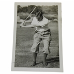 Bobby Jones Original Sequence Photo Used in Alex Morrison Book with Stamp Pg 43