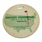 1971 Masters Tournament Member’s Official Bag Tag