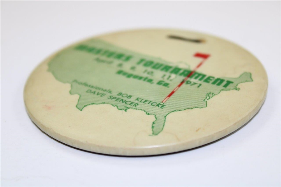 1971 Masters Tournament Member’s Official Bag Tag