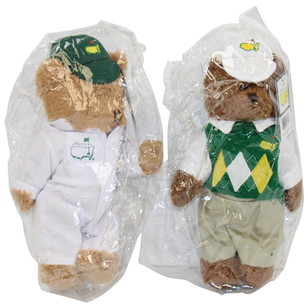 Masters Tournament Commemorative Player (2014) & Caddie Bears