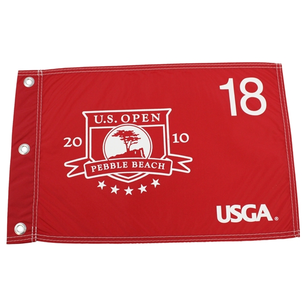 2010 US Open at Pebble beach Red Nylon Flag