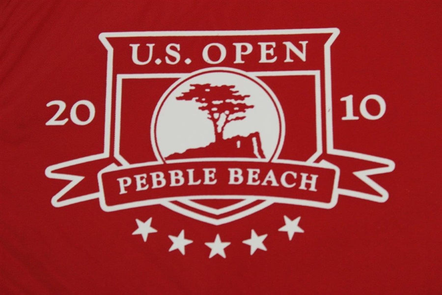 2010 US Open at Pebble beach Red Nylon Flag