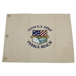2000 US Open 100th US Open at Pebble Beach Canvas Flag