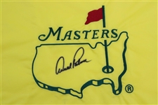 Arnold Palmer Signed Undated Masters Embroidered Flag JSA ALOA
