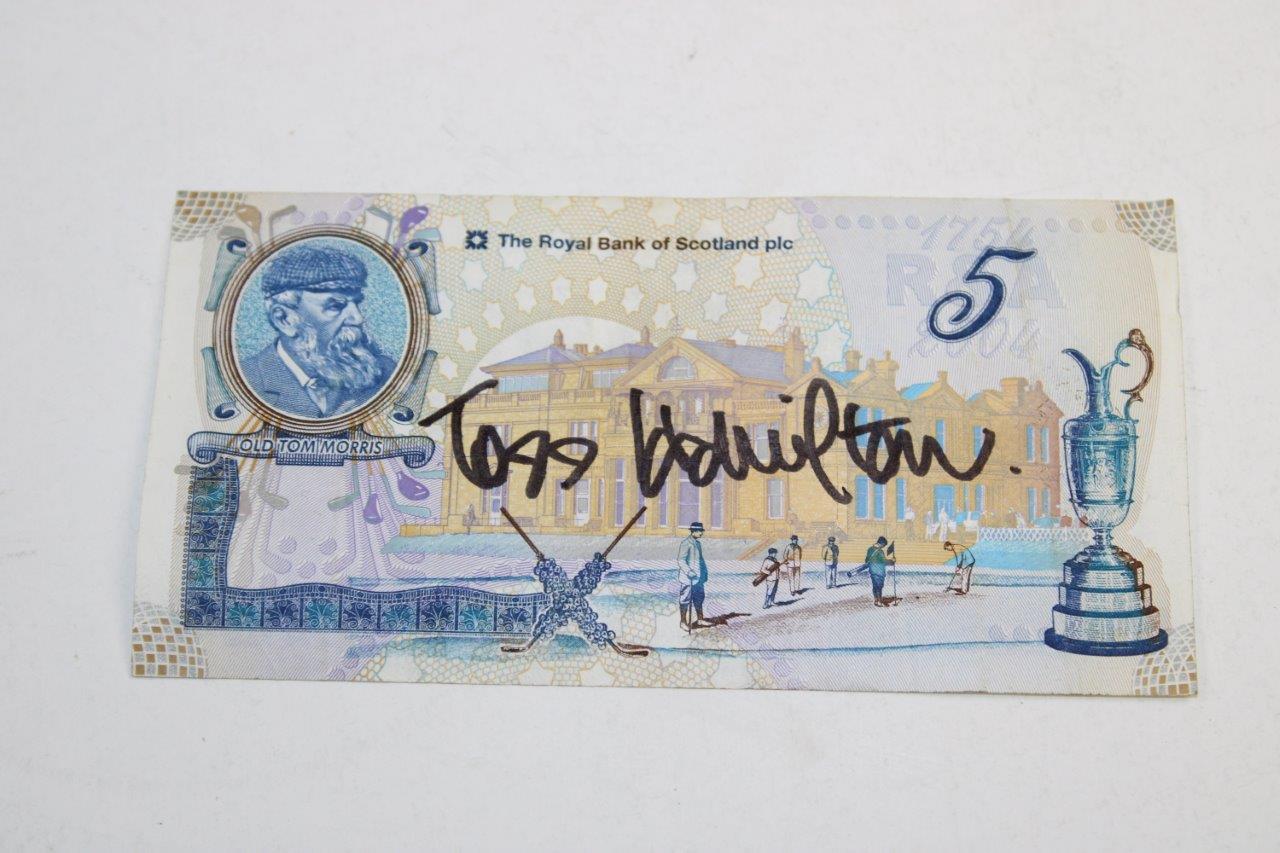Lot Detail Todd Hamilton Signed 2004 OPEN At Royal Troon Flag With lot-detail-todd-hamilton-signed-2004-open-at-royal-troon-flag-with