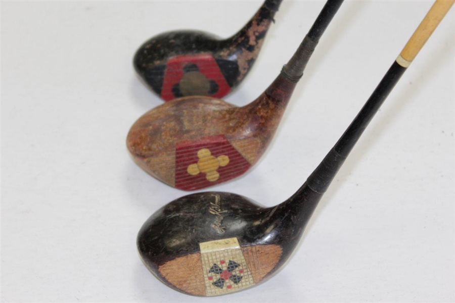 Set of Three Classic Fancy Face Woods (6)