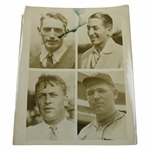 Bobby Jones, Armour, Lacoste & Heillman 1927 Wire Photo