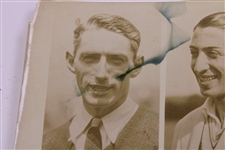 Bobby Jones, Armour, Lacoste & Heillman 1927 Wire Photo