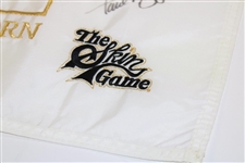 Payne Stewart, Fred Couples, Watson & Azinger Signed Skins Game at Bighorn Course Flag JSA #B58591