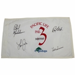 Phil Mickelson, Lee Trevino, Ray Floyd, & Hale Irwin Signed Par 3 Shootout Flag JSA ALOA
