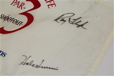 Phil Mickelson, Lee Trevino, Ray Floyd, & Hale Irwin Signed Par 3 Shootout Flag JSA ALOA