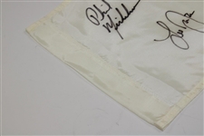 Phil Mickelson, Lee Trevino, Ray Floyd, & Hale Irwin Signed Par 3 Shootout Flag JSA ALOA