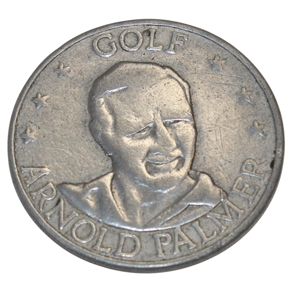 Arnold Palmer Golf Tops Performer In The Past 25 Years Tin Coin - 1946-1971