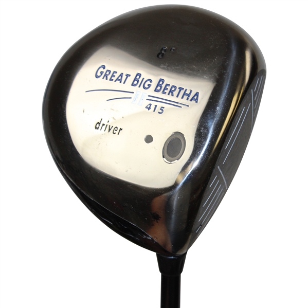 Gary Players Personal Callaway Great Big Bertha II 415 8 Degree Driver with Letter