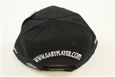 Gary Player Signed Personal 'Black Knight' Par Saver Black Hat - Unused JSA ALOA