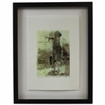 Gary Players Personal 1974 Shot From The Wall Art Print - Framed