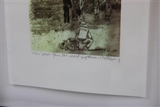 Gary Player's Personal 1974 'Shot From The Wall' Art Print - Framed