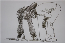 Gary Player's Personal 1968 'World Match Play' Art Print - Framed